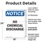 Signmission No Chemical Discharge, 18 in W x Rectangle, Plastic OS-2PACK-NS-P-1824-V-14447 - alternate 2